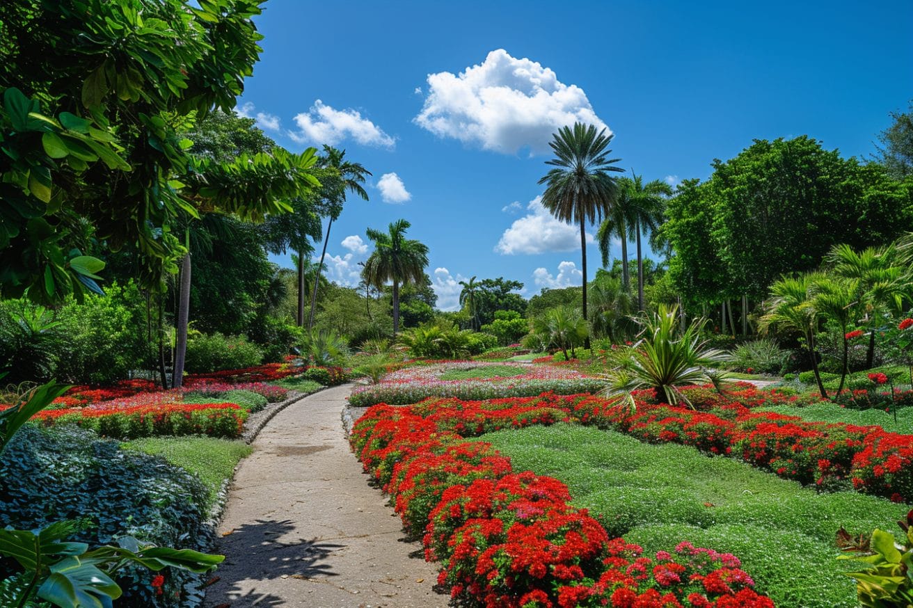 miami gardens and flowers